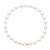 Kralen armband Zoetwater Rijstkorrels 4-5mm Wit Geel Goud 18 Karaat
