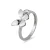 Luxenter 925 Sterling Zilver en Rhodium Plated Zirkonia Ring – Azayn