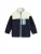 Koton Fleece jas  ecru / navy / lichtblauw