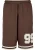 ROCAWEAR Broek ‘Pro’  bruin / wit