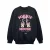 Disney Meisjes Cherry Club Minnie Mouse Sweatshirt (Zwart)