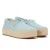 TOMS Gewassen Denim Valcia Pastelblauw Vrouwen Espadrilles