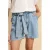 G-maxx denim straight regular waist short light blue denim