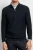 OLYMP Casual Regular Fit Trui ritssluiting marine, Effen