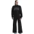 Nike Dames-sweatshirt met geborduurd Phoenix Speed-logo (Zwart/roze)