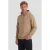 Pure Path regular fit hoodie met backprint – taupe