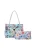 MYMO Shopper ‘Pop Eyetheme’  hemelsblauw / robijnrood / zwart / wit