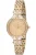 Invicta Wildflower 69094 Dameshorloge – Quartz Uurwerk – Metaal met Gouden Wijzerplaat – 30 mm