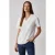 T-shirt met V-hals en korte mouwen
