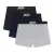 3-Pack Jongens Boxers Zwart, Grijs & Marineblauw Zachte Ademende Ondergoed