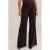 WE Fashion flared gestreepte broek – bruin