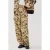 HARPER & YVE wide leg camouflage jeans – geel