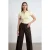 Dames Crop Slim Fit Polo T-shirt
