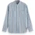 Scotch & Soda Relaxed Fit Structured Multicolor Stripe Shirt Blue Stripe