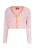 swirly Gebreid vest  oranje / rosa