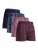 DANISH ENDURANCE Boxershorts ‘Organic Woven’  marine / lichtblauw / rood / donkerrood / wit