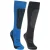 Trespass Heren Langdon II Skisokken (2 paren) (Zwart/Blauw)