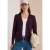 Vest met V-hals en structuur