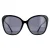 Jimmy Choo ELE/F/S 807 IR zwart grijze zonnebril