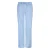Red Button straight regular waist casual broek met linnen met krijtstreep lichtblauw