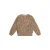 Daily7 rechtvallende sweater met dierenprint – zand