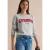 Sweatshirt met ronde hals en borduursel