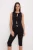 TRENDYOLMİLLA Dames Zwart Effen Mouwloos Getailleerd Blouses