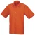 Premier Heren Korte Mouw Formele Poplin Gewoon Werk Shirt (Oranje)