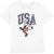 Disney Kinderen/kinderen usa goofy voetbal t-shirt