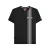 Lambretta Heren Gestreepte Twee Kleur T-Shirt (Zwart)