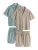 Next Pyjama kort  ecru / petrol