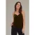 Bella Dahl Cowl Neck Camisole Olive Gold