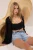 TRENDYOLMİLLA Dames Zwart Bloemen Lang Getailleerd Blouses