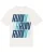 Watapparel Shirt ‘ Run, Run, Run’  gemengde kleuren / wit