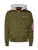 ALPHA INDUSTRIES Tussenjas ‘MA-1 TT’  grijs gemêleerd / olijfgroen / rood / wit