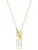Hey Happiness Ketting ‘Shell T-Bar’  goud