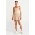 Hoge Taille Plissé Mini Rok Met Riem