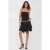 Mouwloze Asymmetrische Jersey Mini-jurk