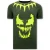 Local Fanatic T-shirts met print venom face neon