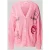milano italy Cardigan met motief-stitchings en v-hals