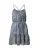 ONLY Zomerjurk ‘ONLASTA’  beige / navy / blauw denim / bruin