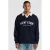 America Today oversized gebreide trui met borduursels – midnight