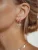 Hey Happiness Oorbellen ‘Heart and Key’  zilver