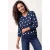 Miss Etam katoenen sweater met stippen – blauw