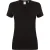 SF Women Dames/Dames Stretch T-shirt (Zwart)