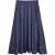 White Stuff Josie Eco Vero Jersey Skirt Blue Print