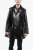 MM4 MM14 Waterdichte trenchcoat met fluwelen kraag in zwart