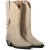 Summum Woman Leather Cowboy Boot With Fringes Dune