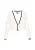 DreiMaster Maritim Gebreid vest  wit