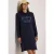 Kniehoge sweaterjurk met capuchon